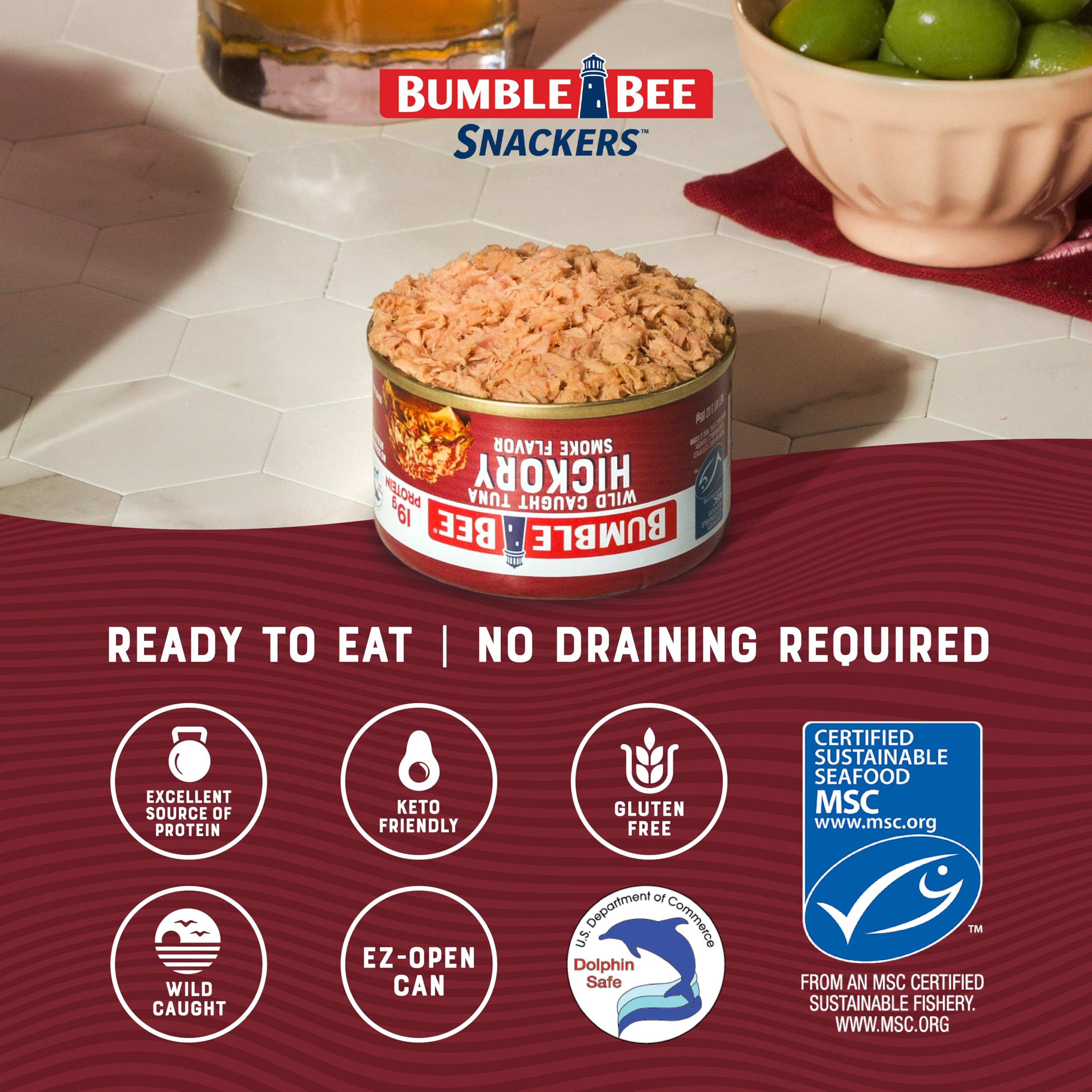 Bumble Bee atún en wrap con vegetales, opción nutritiva y rápida