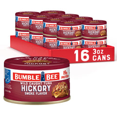 Bumble Bee lata frontal Hickory Smoke, conveniencia lista para comer