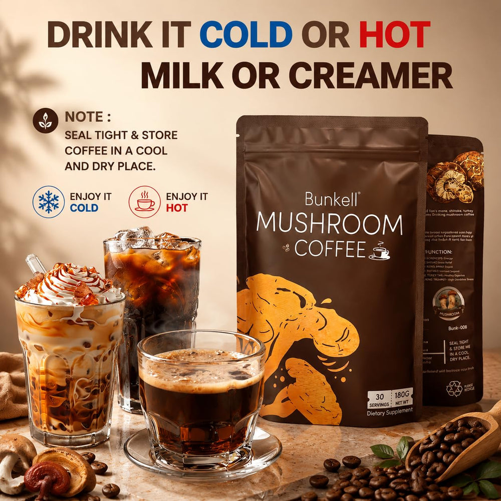 Bunkell café servido con leche vegetal para mostrar compatibilidad y cremosidad