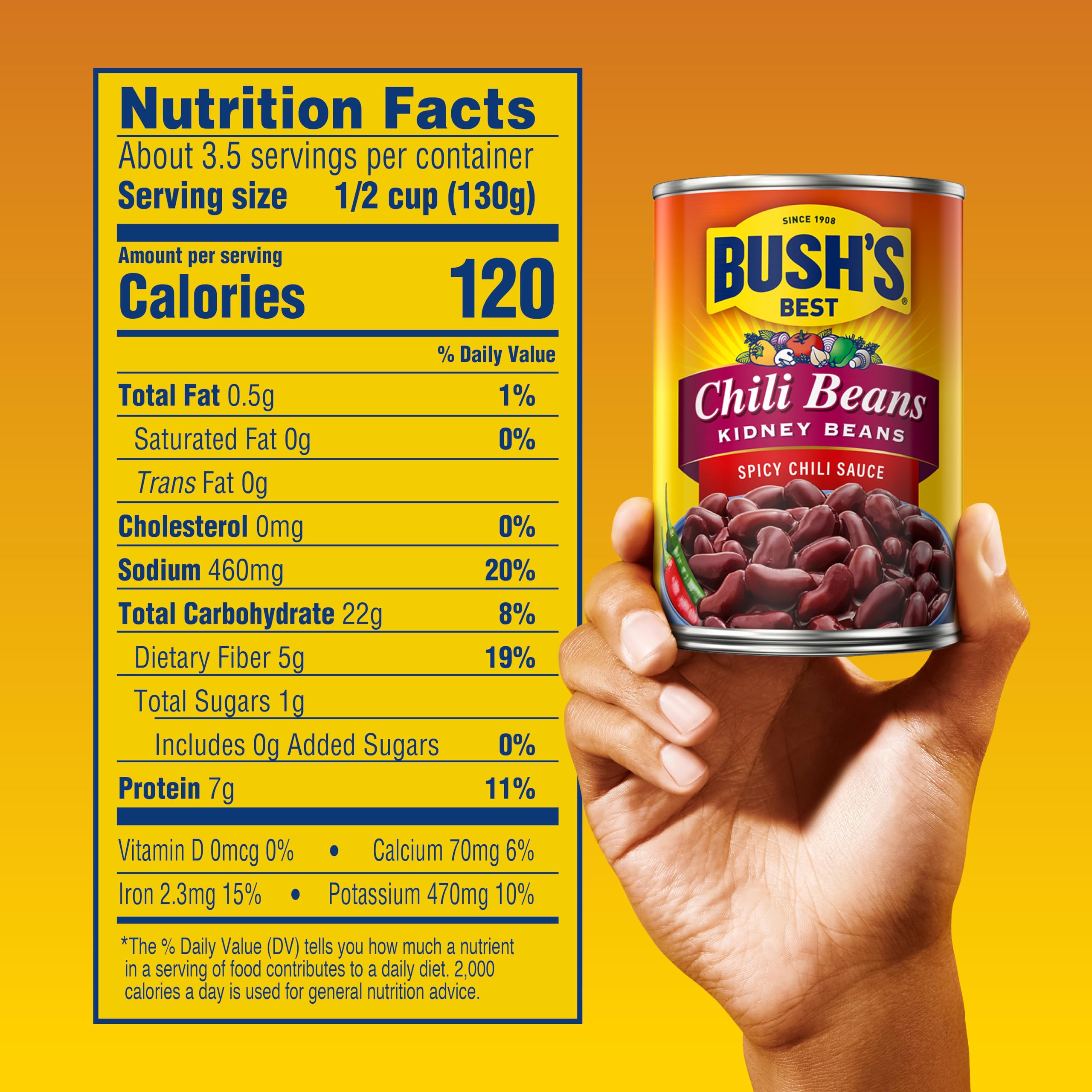 Bush's Best primer plano de la textura de la salsa picante realzando sabor