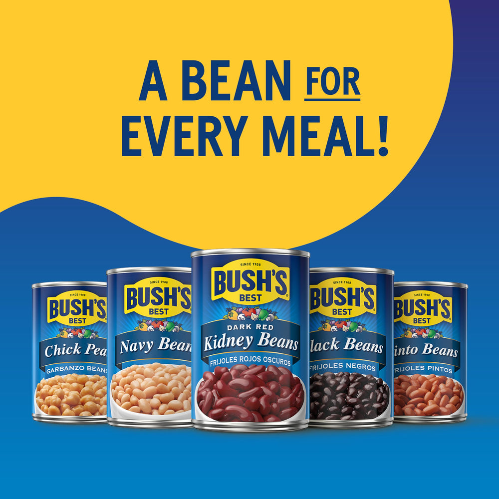 Bush's Best pack de 12 latas apiladas ideal para abastecer la despensa