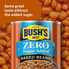Bush's Best textura de frijoles cocidos en primer plano, apariencia cremosa