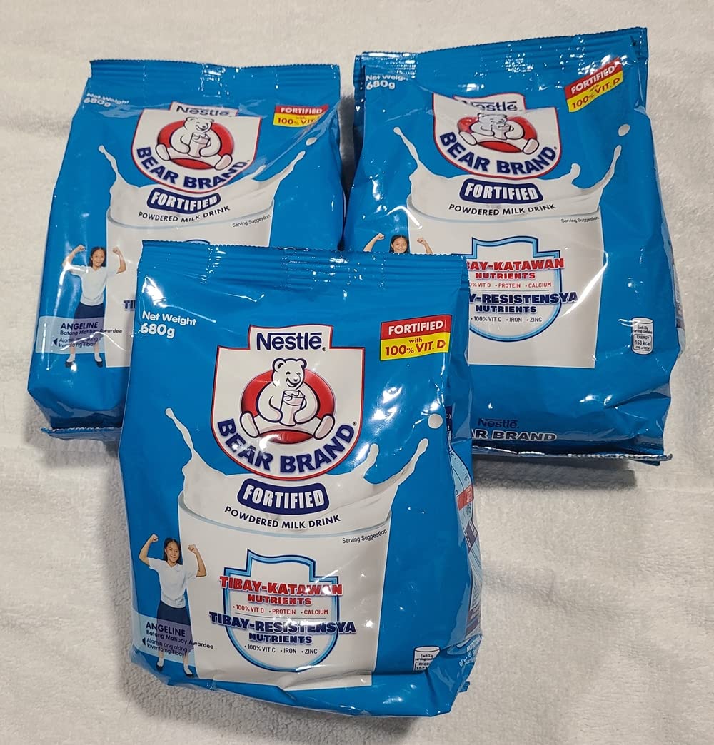 BUTO Bear Brand vertido sobre cereales resaltando su uso práctico