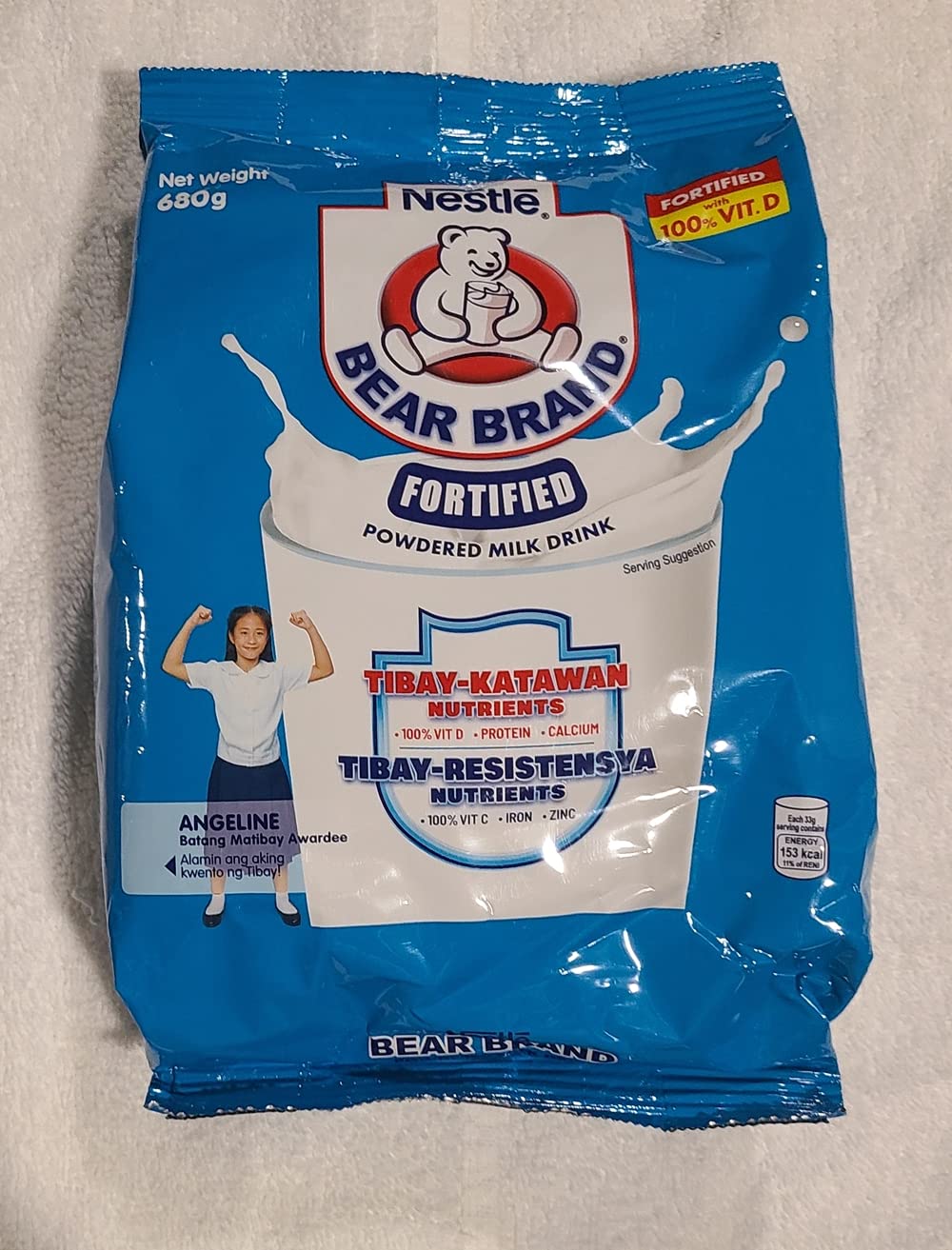 BUTO Bear Brand frente del envase mostrando el diseño y conveniencia