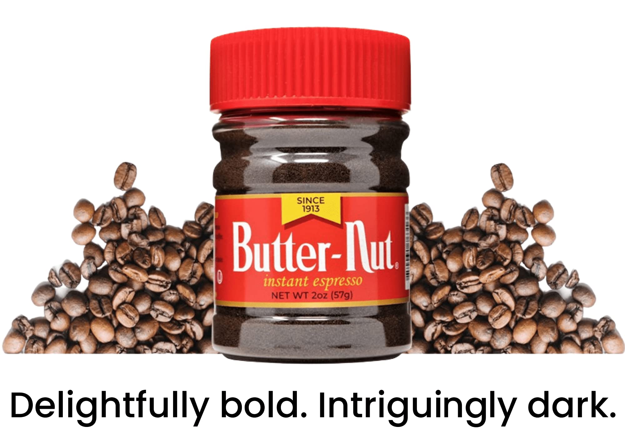 Butter-Nut polvo abierto mostrando textura fina y facilidad de disolución