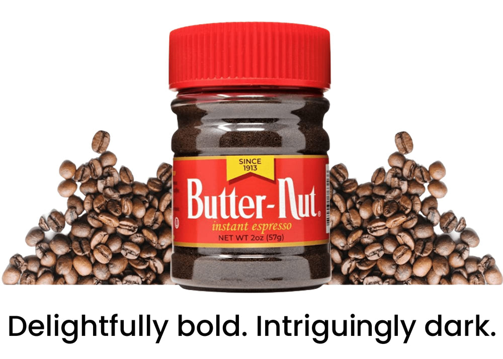 Butter-Nut polvo abierto mostrando textura fina y facilidad de disolución