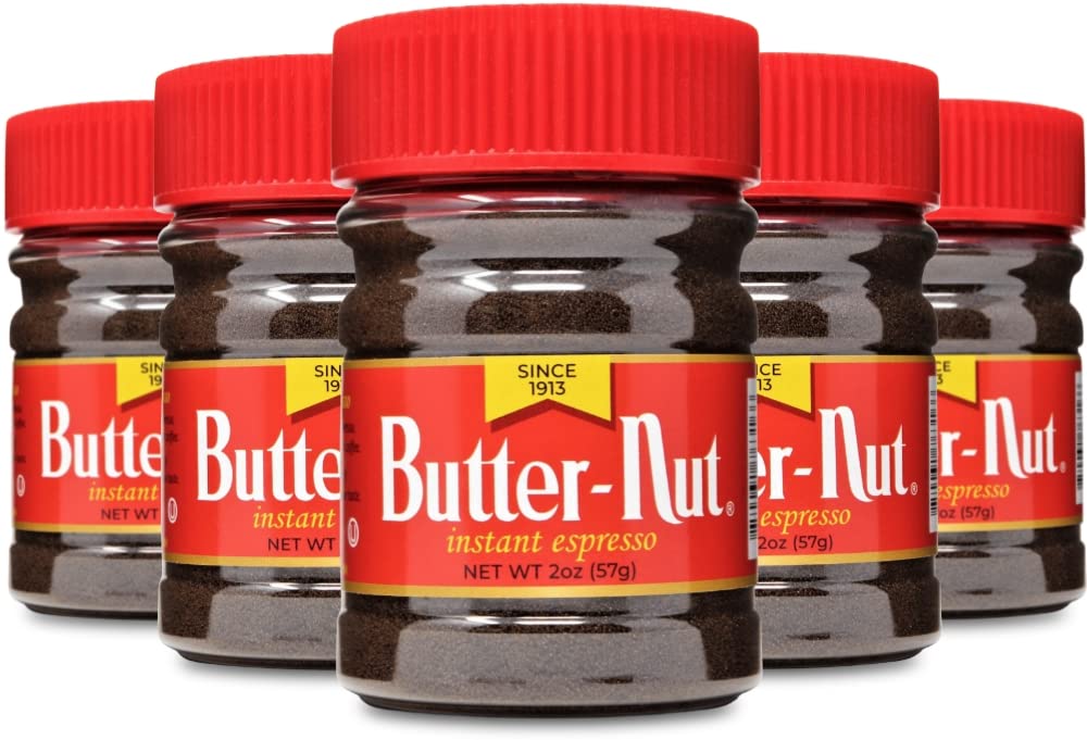 Butter-Nut frente del empaque que muestra porciones prácticas y conveniencia