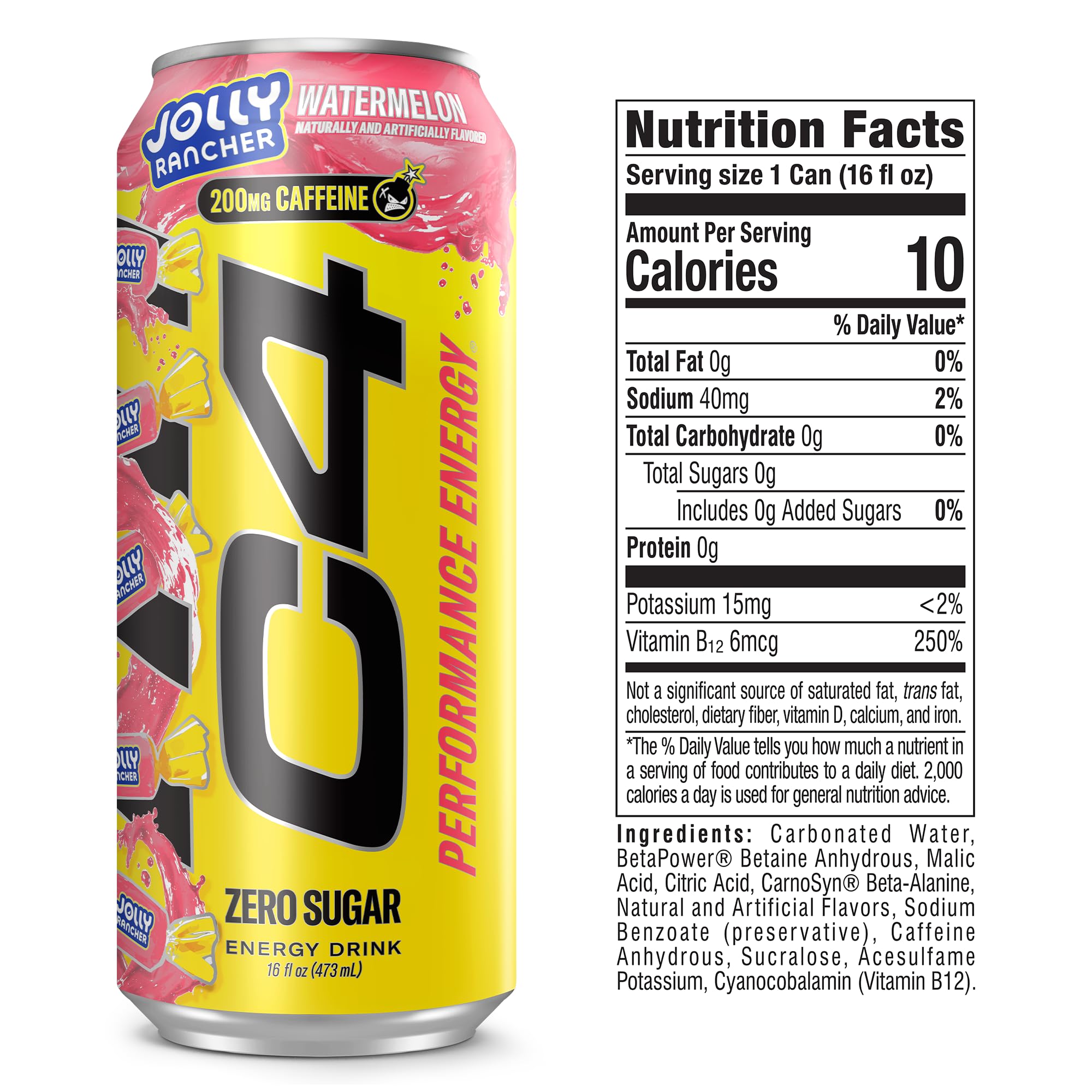 C4 lata JOLLY RANCHER Sandía en uso durante entrenamiento para enfoque y resistencia