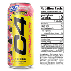 C4 lata JOLLY RANCHER Sandía en uso durante entrenamiento para enfoque y resistencia