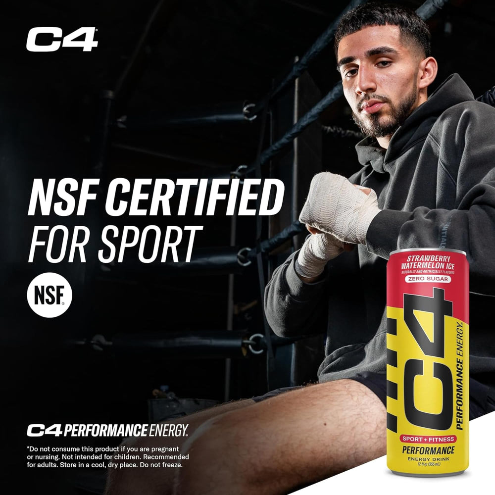 C4 etiqueta con sello NSF Certified for Sport que aporta confianza