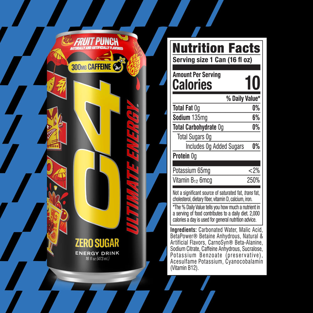 C4 primer plano de textura efervescente y sabor intenso
