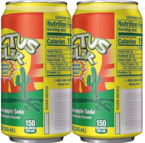 Cactus Cooler bebida servida en vaso con hielo para disfrutar