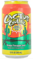 Cactus Cooler lata frontal mostrando diseño y atractivo tropical