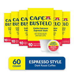 Café Bustelo close-up de una cápsula destacando sello y conservación del aroma