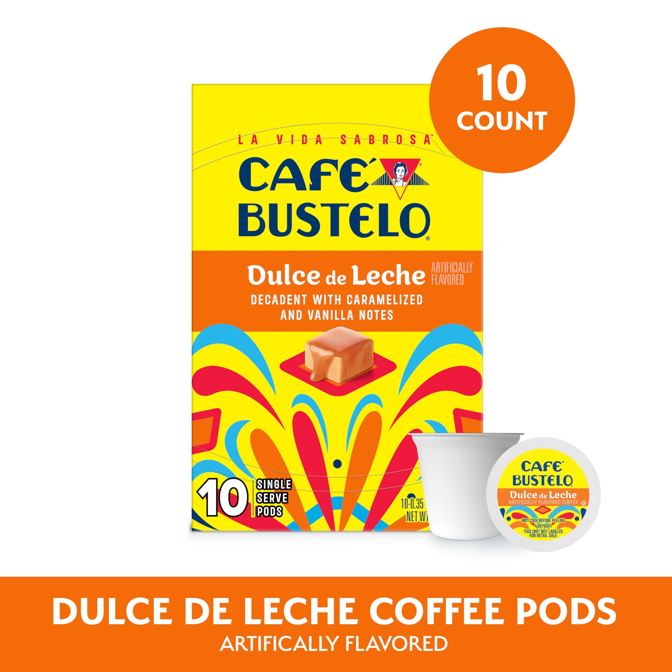 Café Bustelo cápsula en máquina Keurig compatible para extracción rápida