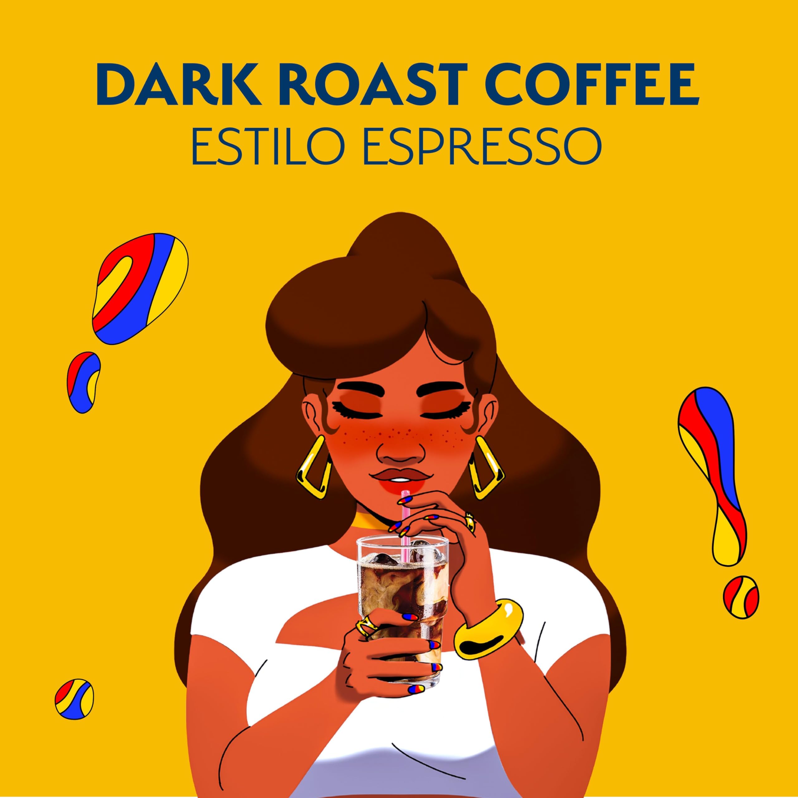 Café Bustelo cápsulas junto a objetos para ver escala real