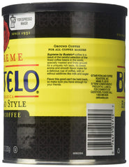 Cafe Bustelo molido detalle de textura resaltando frescura