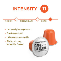 Cafe La Llave detalle de cápsula de aluminio que conserva frescura