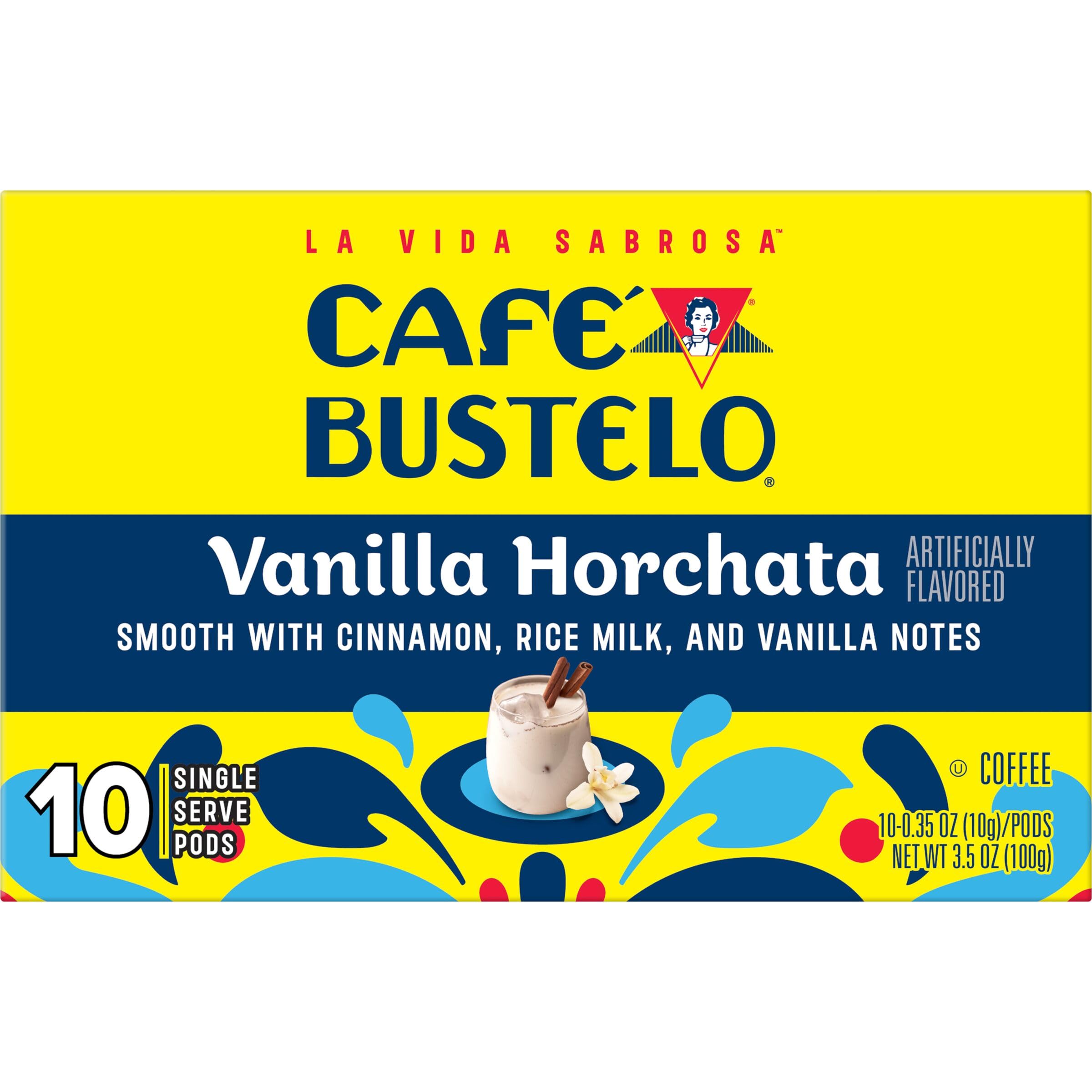 Café Bustelo etiqueta del paquete con información y advertencias claras