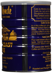 Cafe Du Monde primer plano del molido que resalta textura y cuerpo