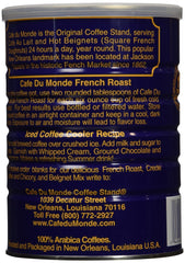 Cafe Du Monde mezcla de granos y raíz de achicoria mostrando equilibrio de sabor