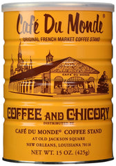 Cafe Du Monde taza de café au lait preparado que ilustra equilibrio con leche