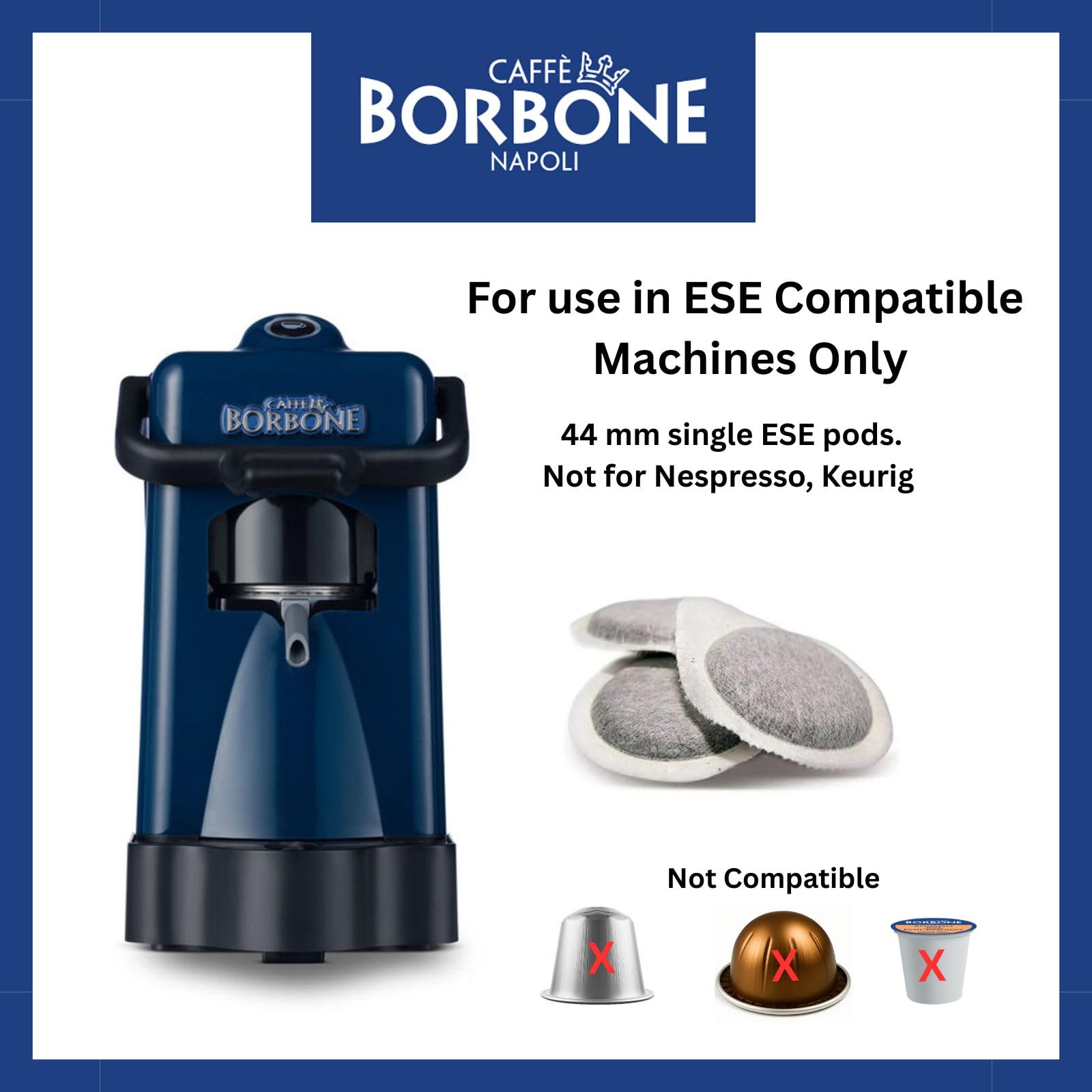 Caffè Borbone taza con notas de chocolate y beneficio perfil aromático
