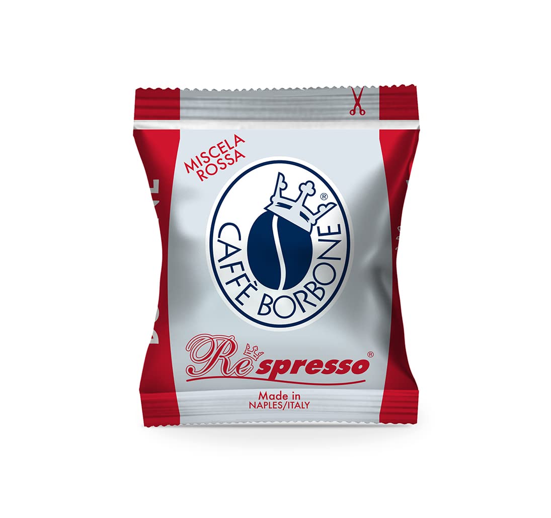 Caffè Borbone cápsulas abiertas con polvo preservado y aroma intenso