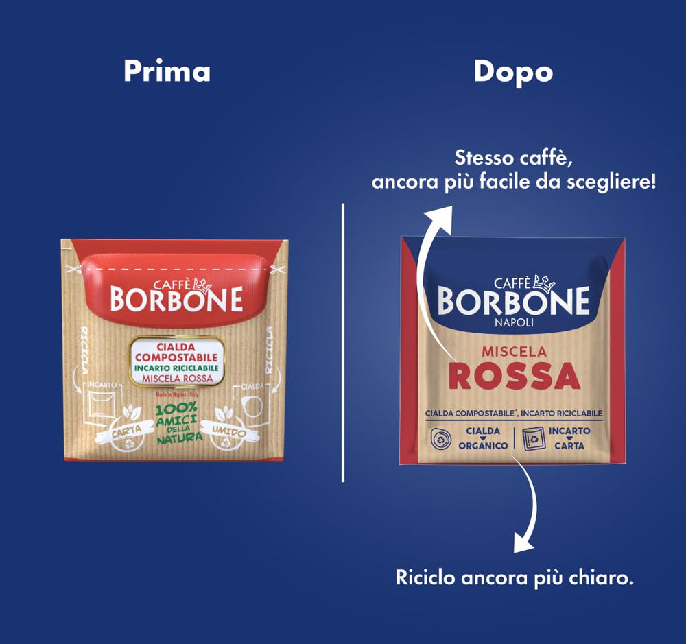 Caffè Borbone escenario doméstico con cafetera, invita a disfrutar café
