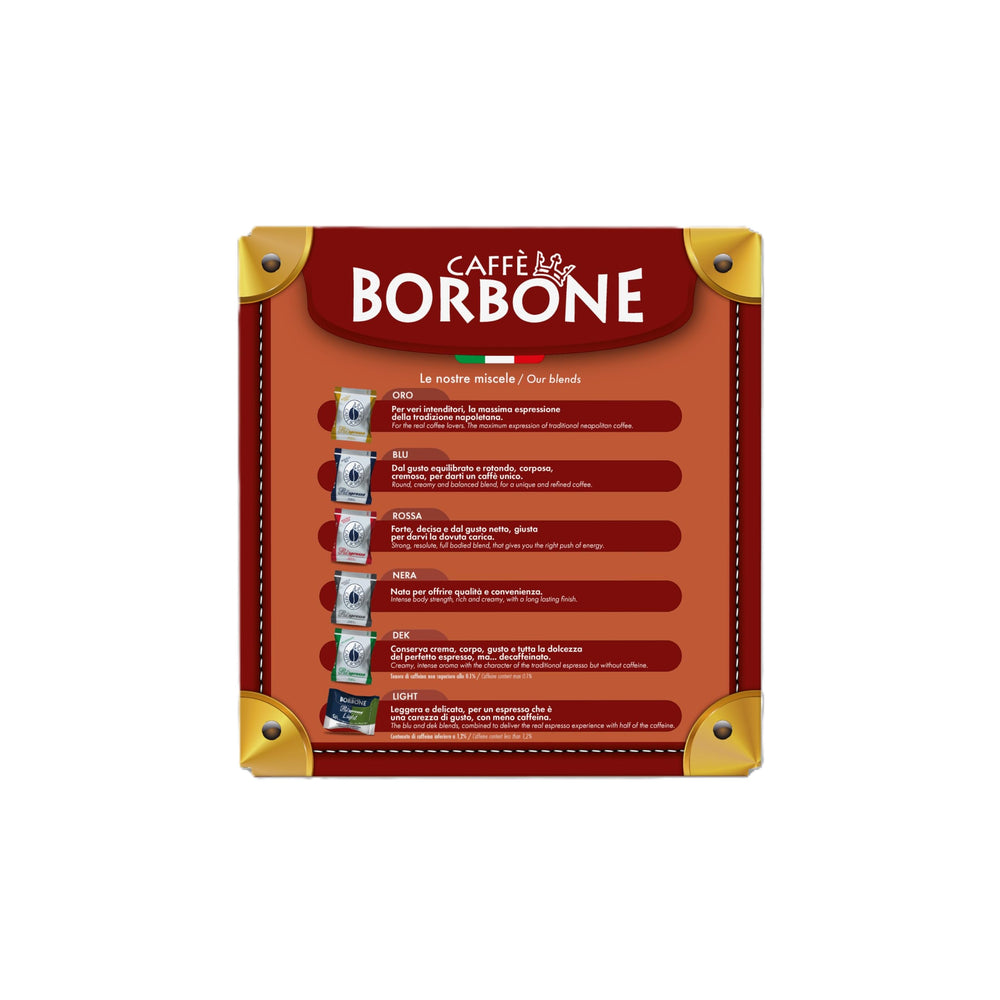 Caffè Borbone espresso con crema dorada en taza, resultado cremoso y cuerpo intenso