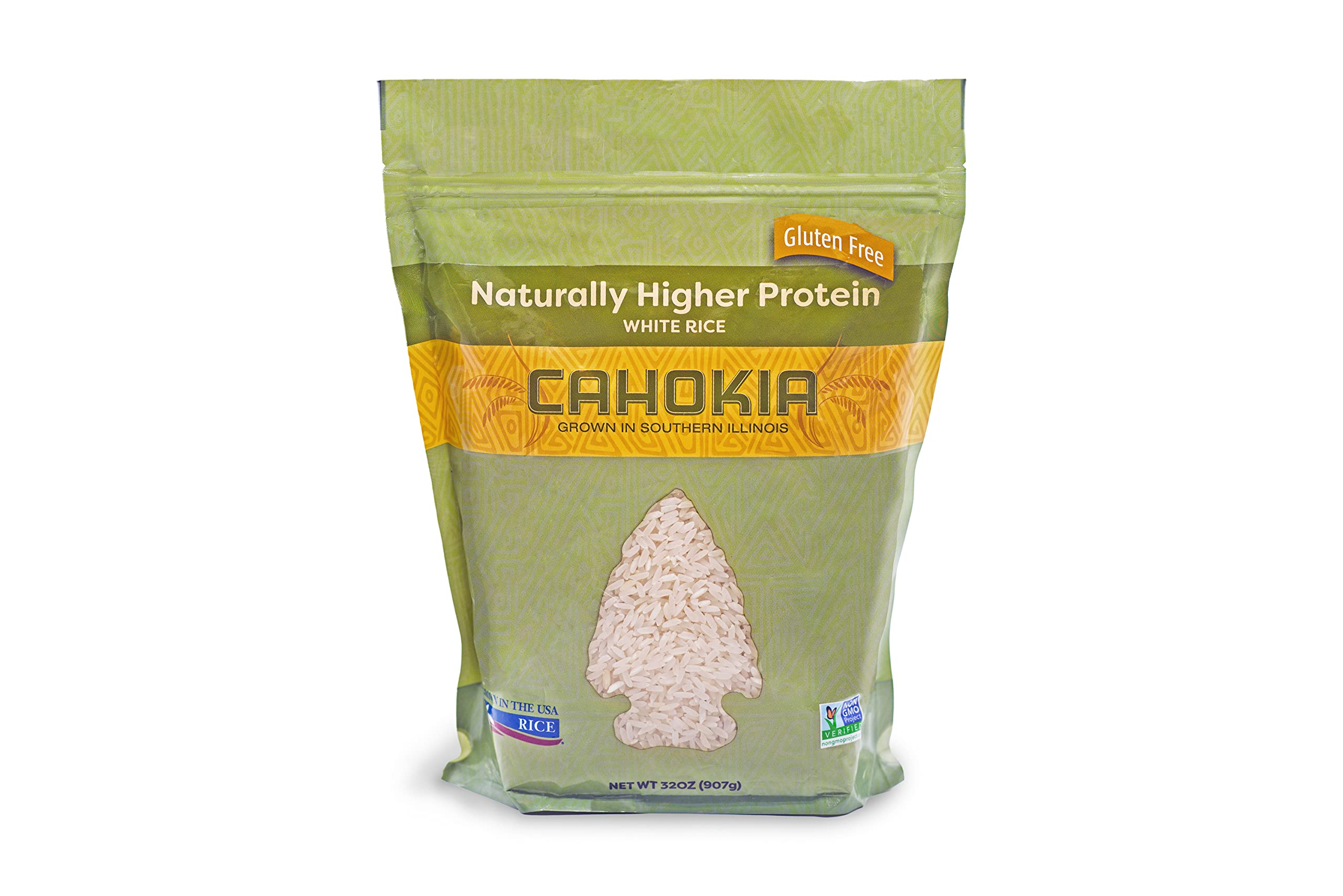 Cahokia frente del paquete mostrando marca y detalles nutritivos para elegir mejor