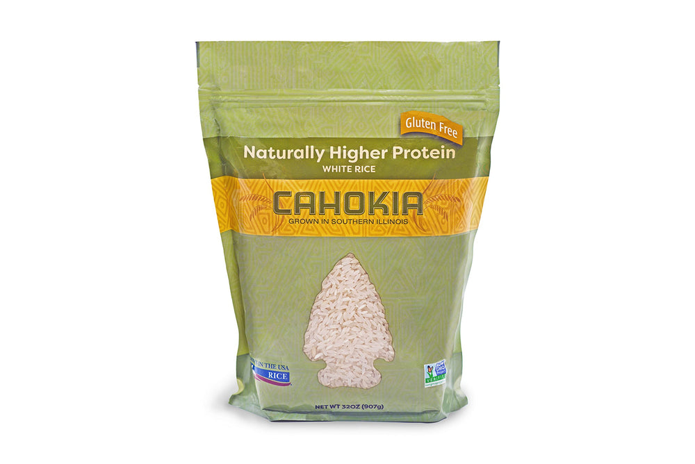 Cahokia frente del paquete mostrando marca y detalles nutritivos para elegir mejor