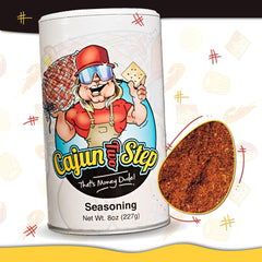 Cajun Two Step especias en alitas cocinándose para buen dorado