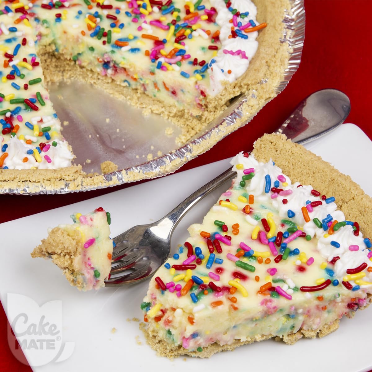 Cake Mate mesa de fiesta decorada con sprinkles para inspiración de eventos