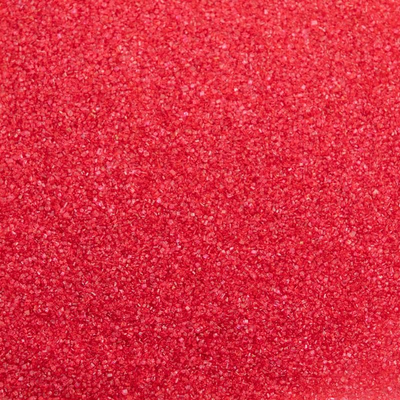 Cake Mate azúcar roja decorando cupcake con acabado profesional
