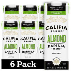Califia Farms frente del empaque mostrando diseño y tamaño práctico
