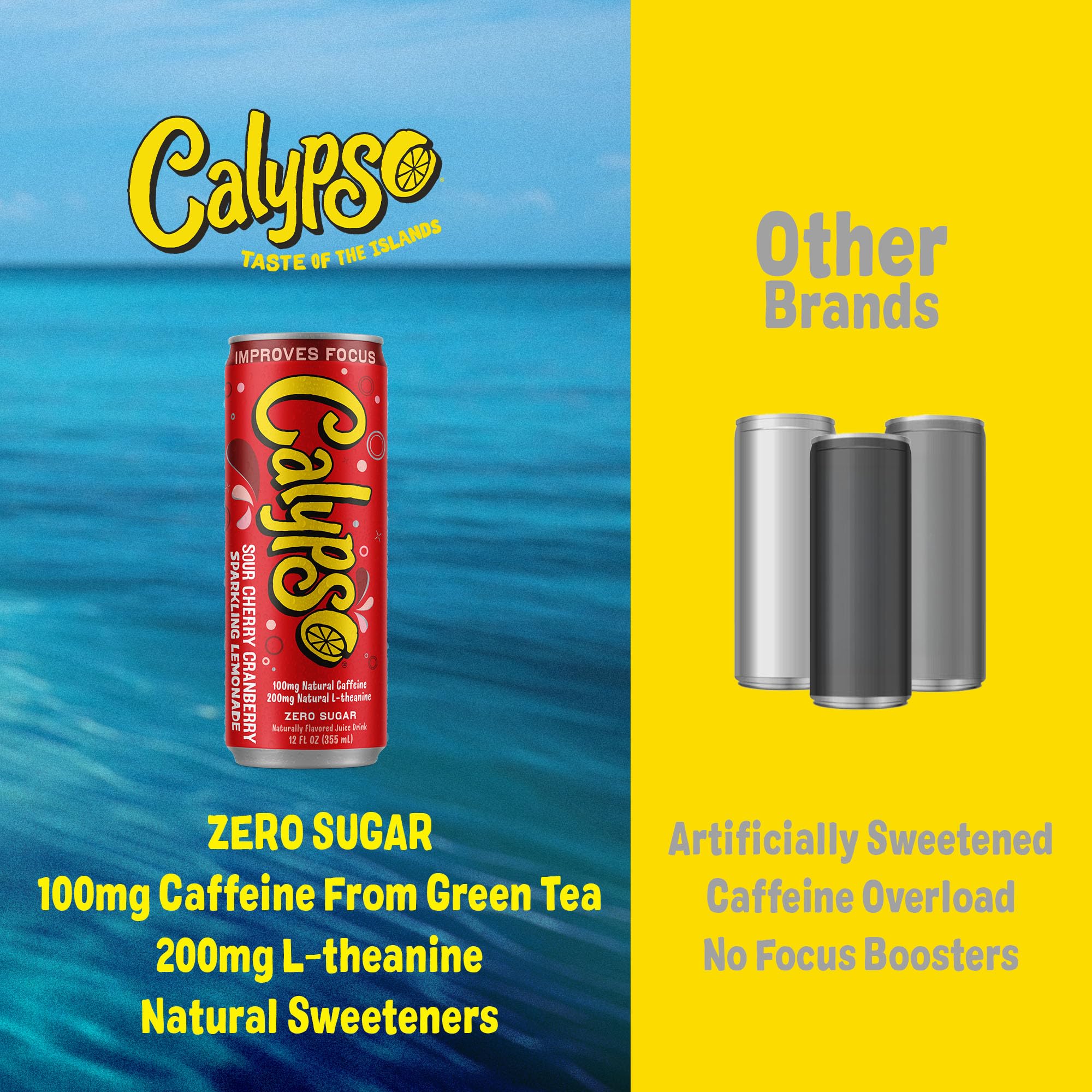 Calypso bebida en ambiente de estudio que ayuda a enfocarse