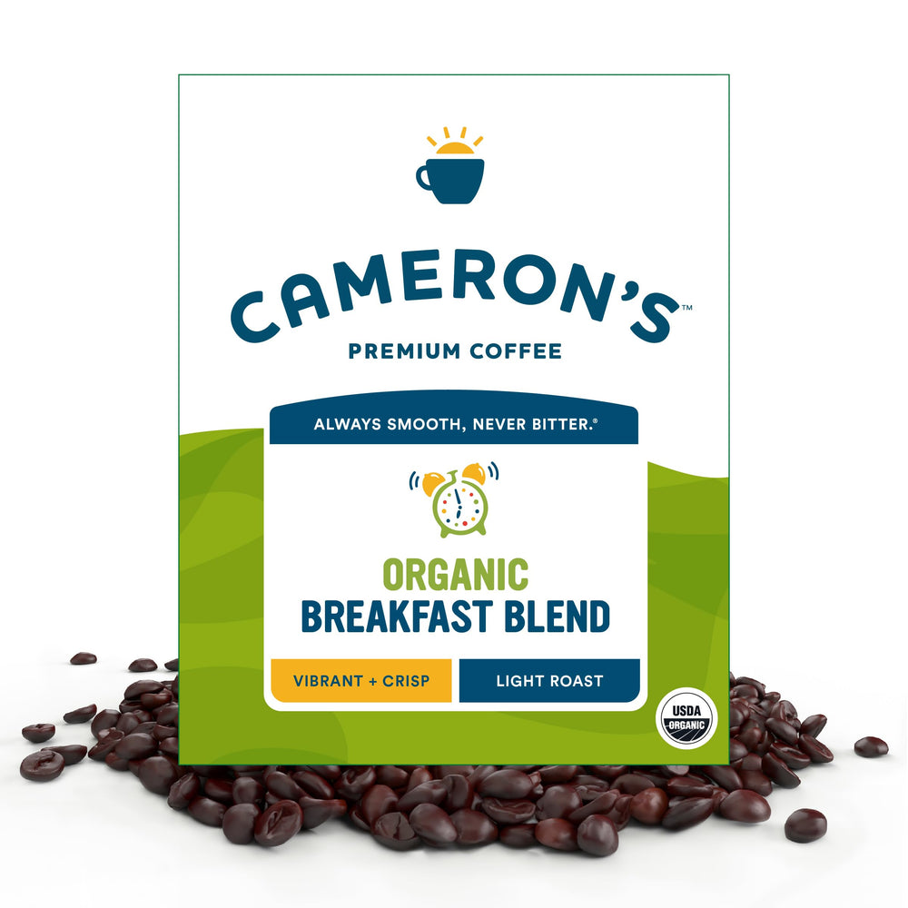 Cameron's bolsa frontal orgánica 4 lb, diseño claro y beneficio de almacenamiento