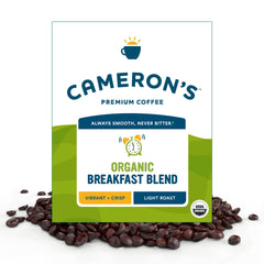 Cameron's bolsa frontal orgánica 4 lb, diseño claro y beneficio de almacenamiento