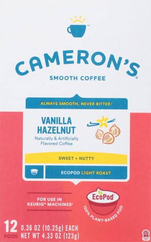 Cameron's Coffee detalle del filtro real en cápsula, reducción de plástico