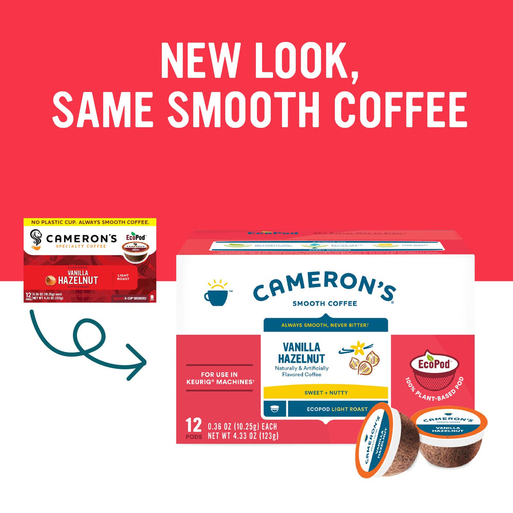Cameron's Coffee espuma y textura cremosa en superficie de la taza