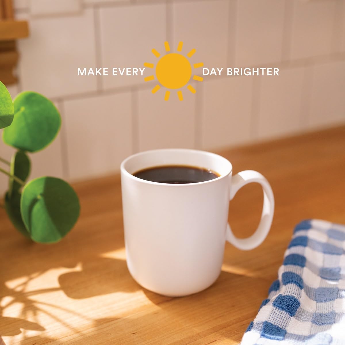 Cameron's Coffee etiqueta con origen y mezcla, transparencia y calidad informada