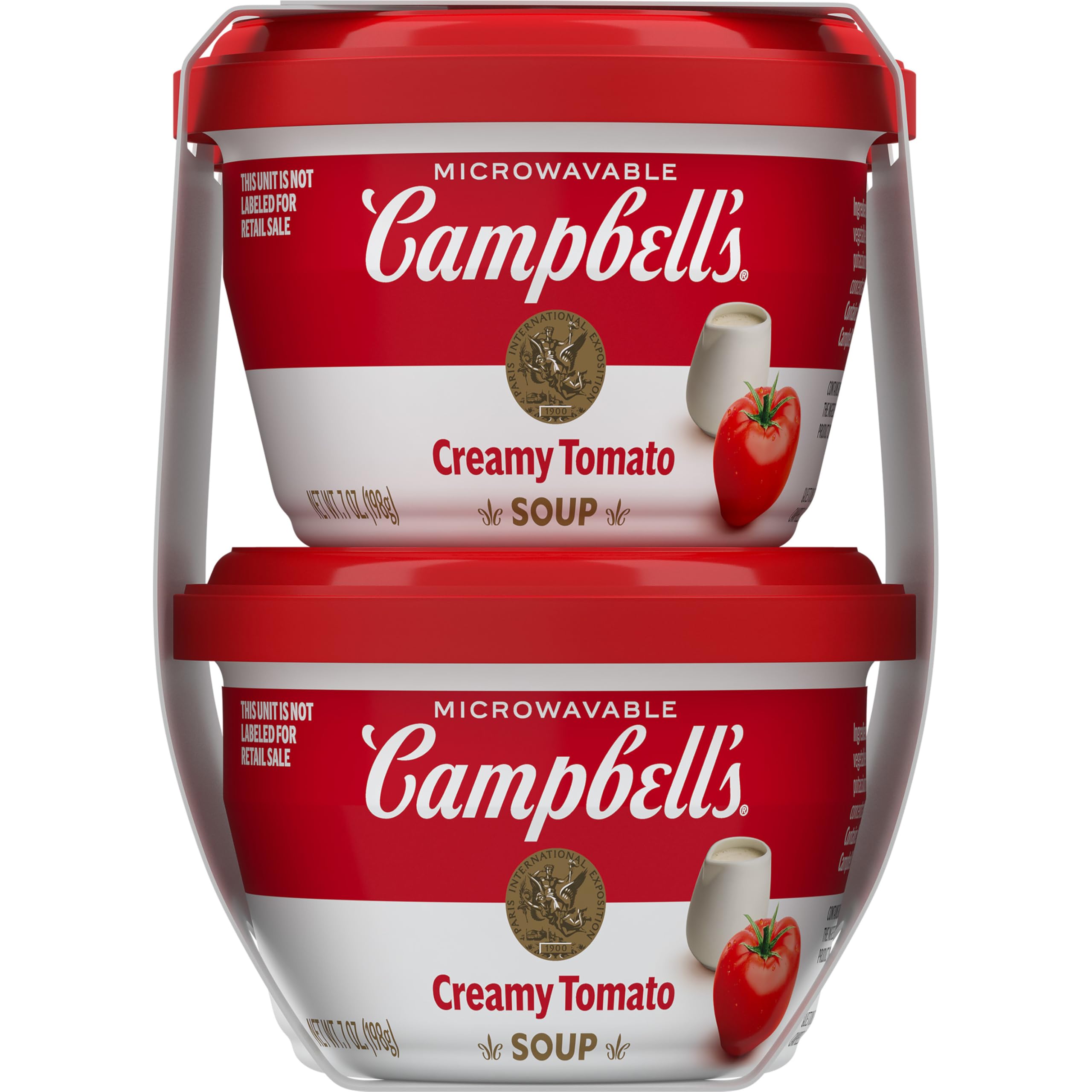 Campbell's apertura de tapón y cubierta mostrando preparación segura