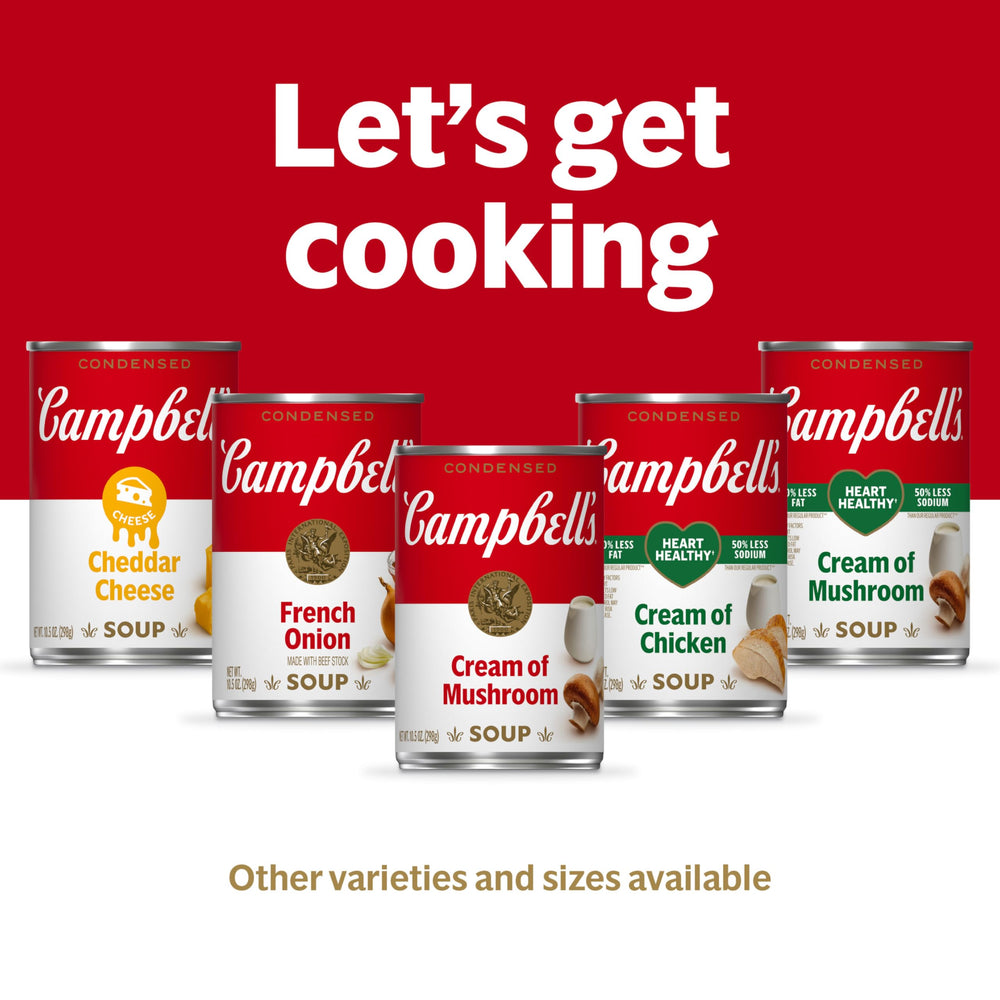 Campbell's pack de 12 latas colocado en despensa para almacenamiento práctico