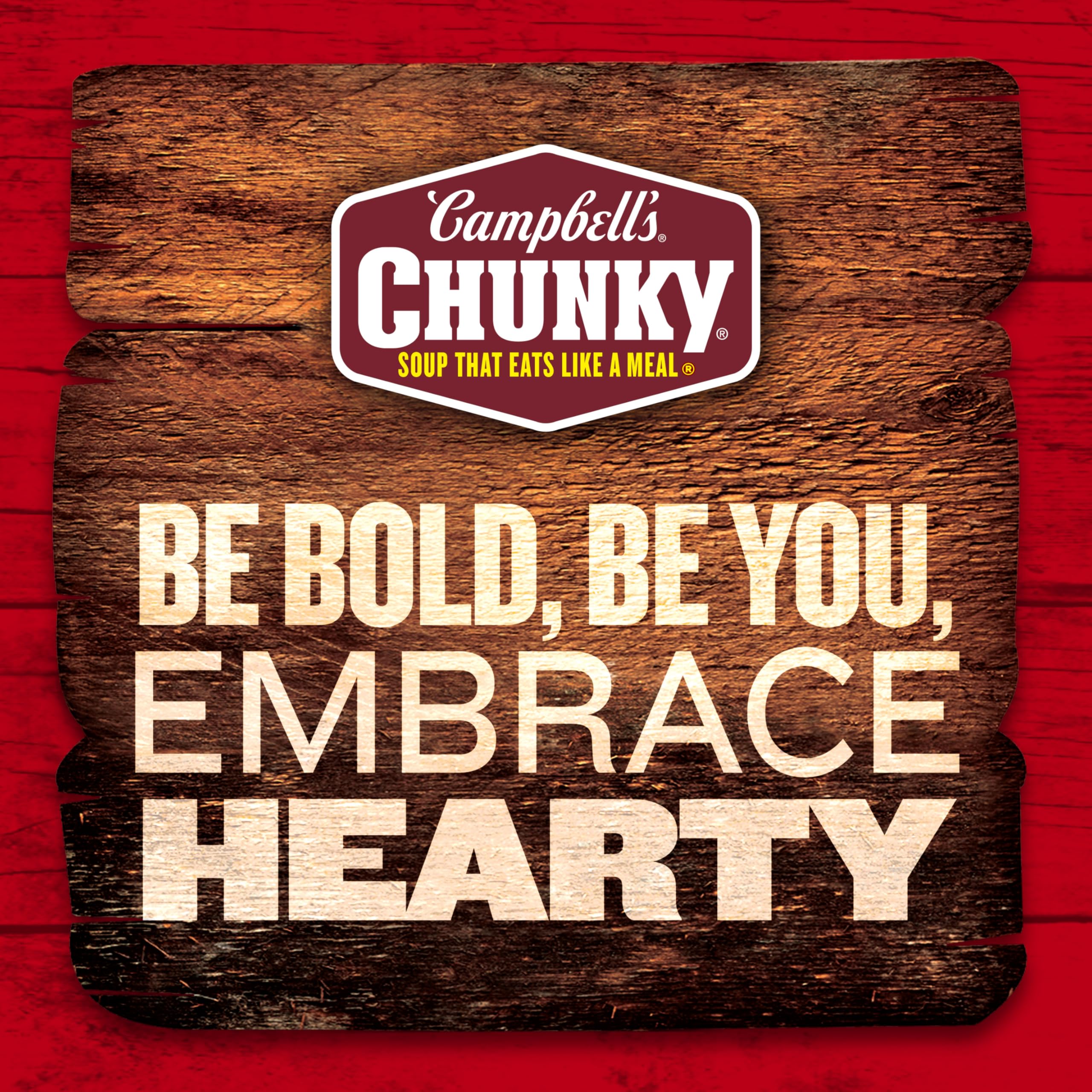 Campbell’s Chunky paquete de 12 latas apiladas, compra rentable y para despensa