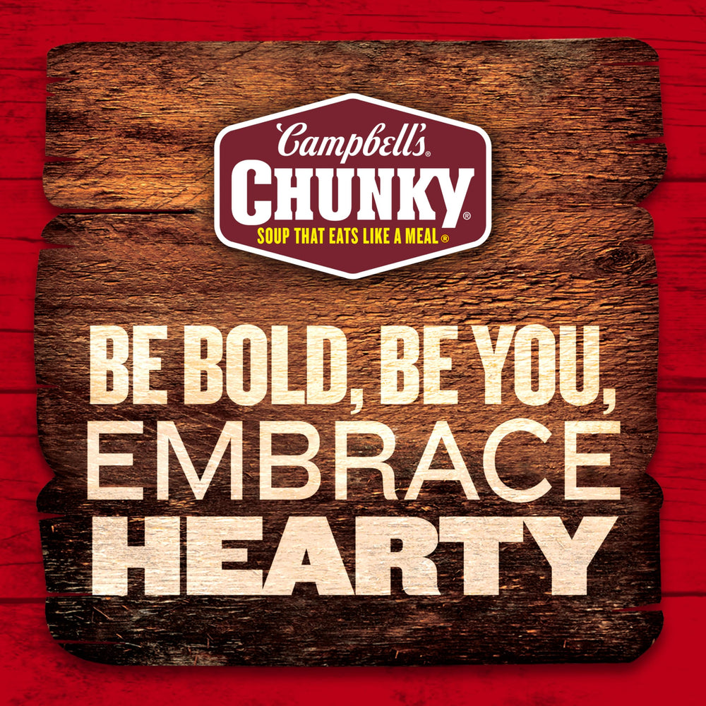 Campbell’s Chunky paquete de 12 latas apiladas, compra rentable y para despensa