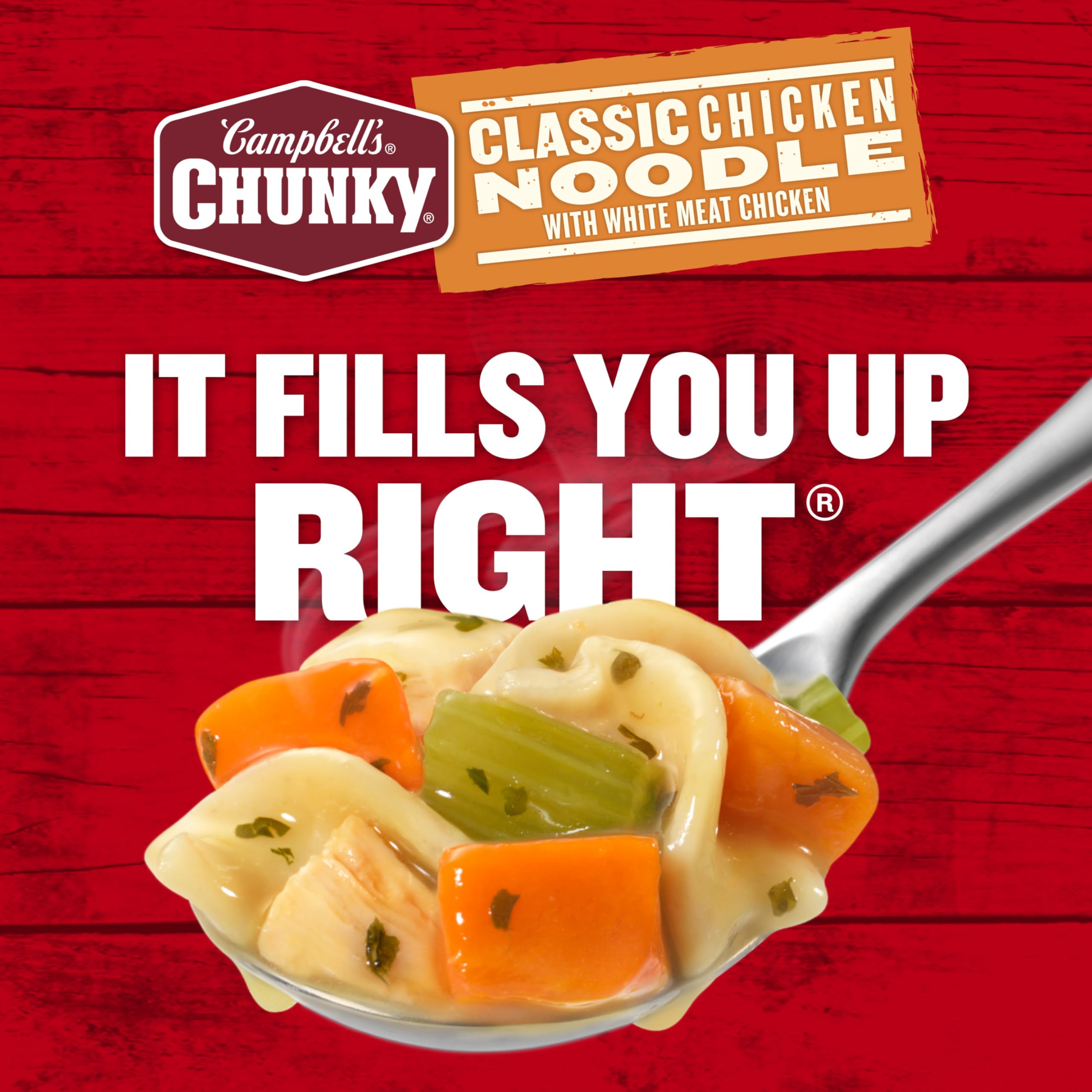 Campbell's Chunky servido en tazón para una comida rápida y nutritiva