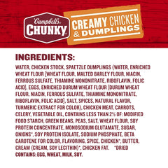 Campbell’s Chunky textura de dumplings que aporta saciedad