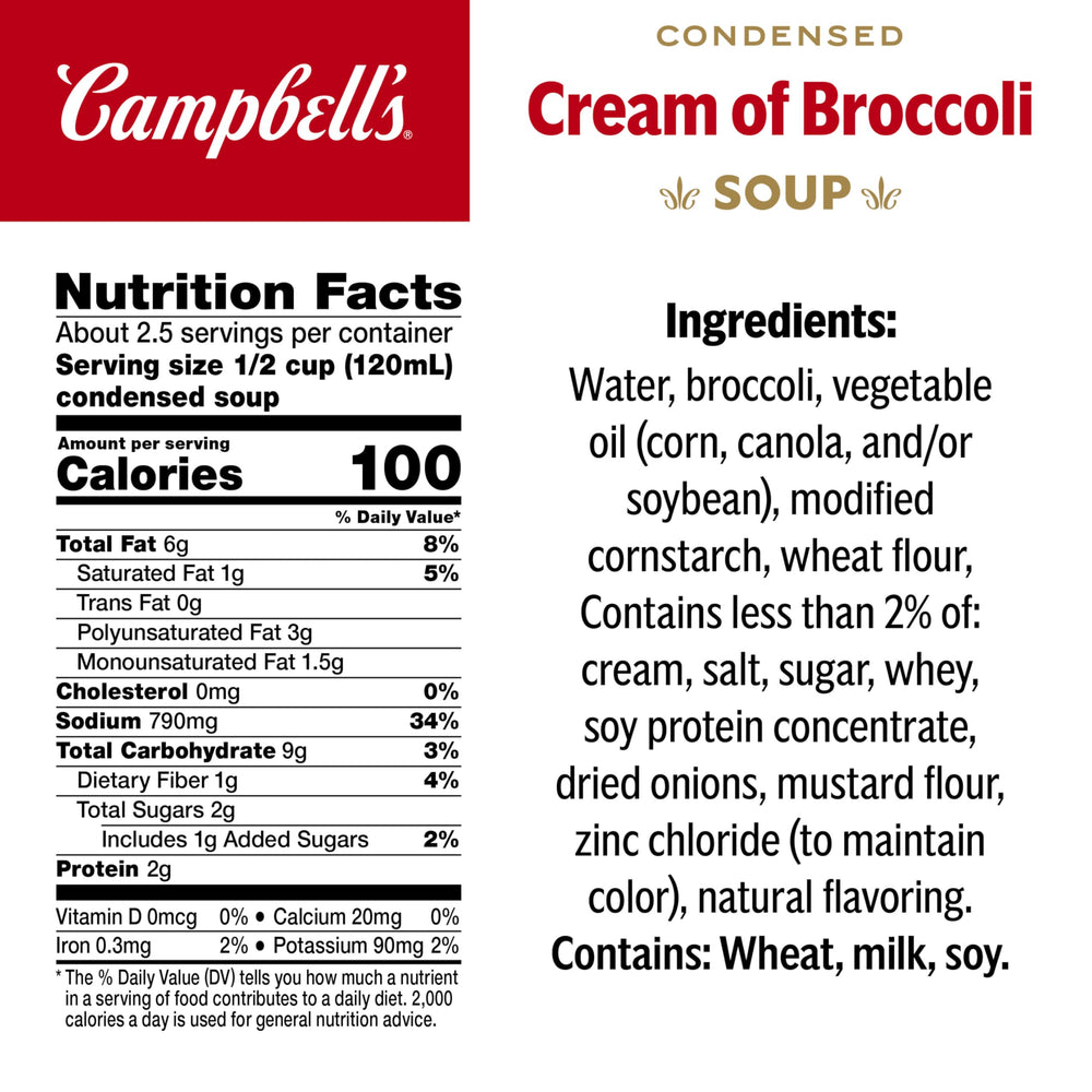 Campbell's plato en mesa familiar sugerencia de uso reconfortante