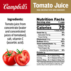 Campbell's primer plano de textura del jugo destacando consistencia suave